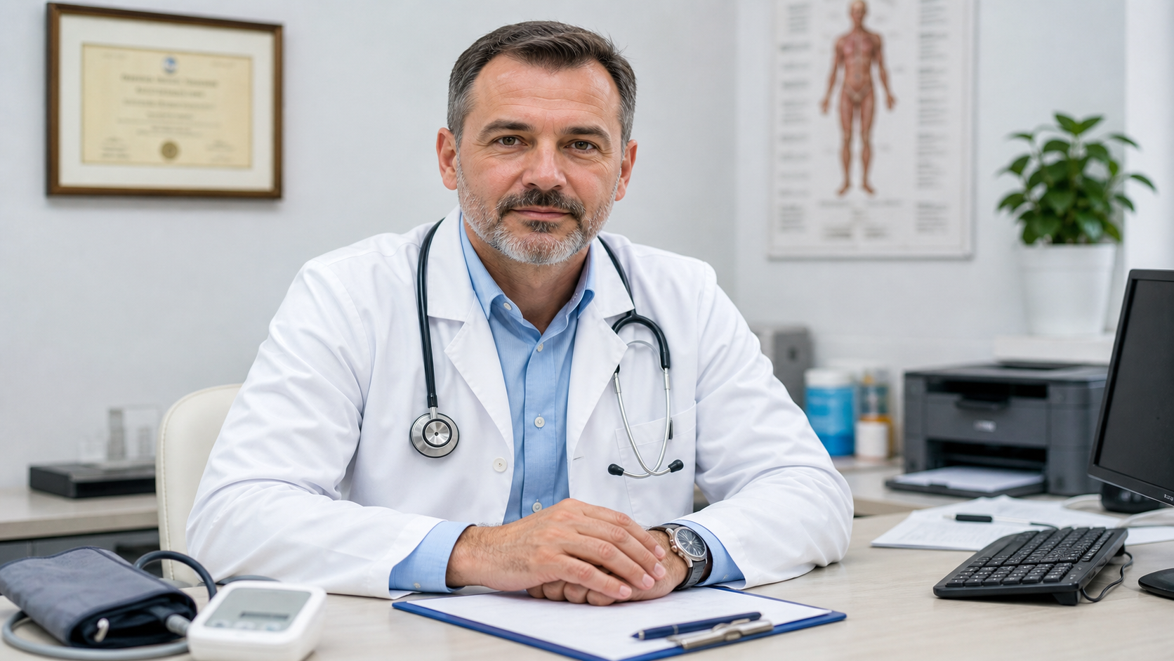 Dr. Emir Hadzic u ordinaciji
